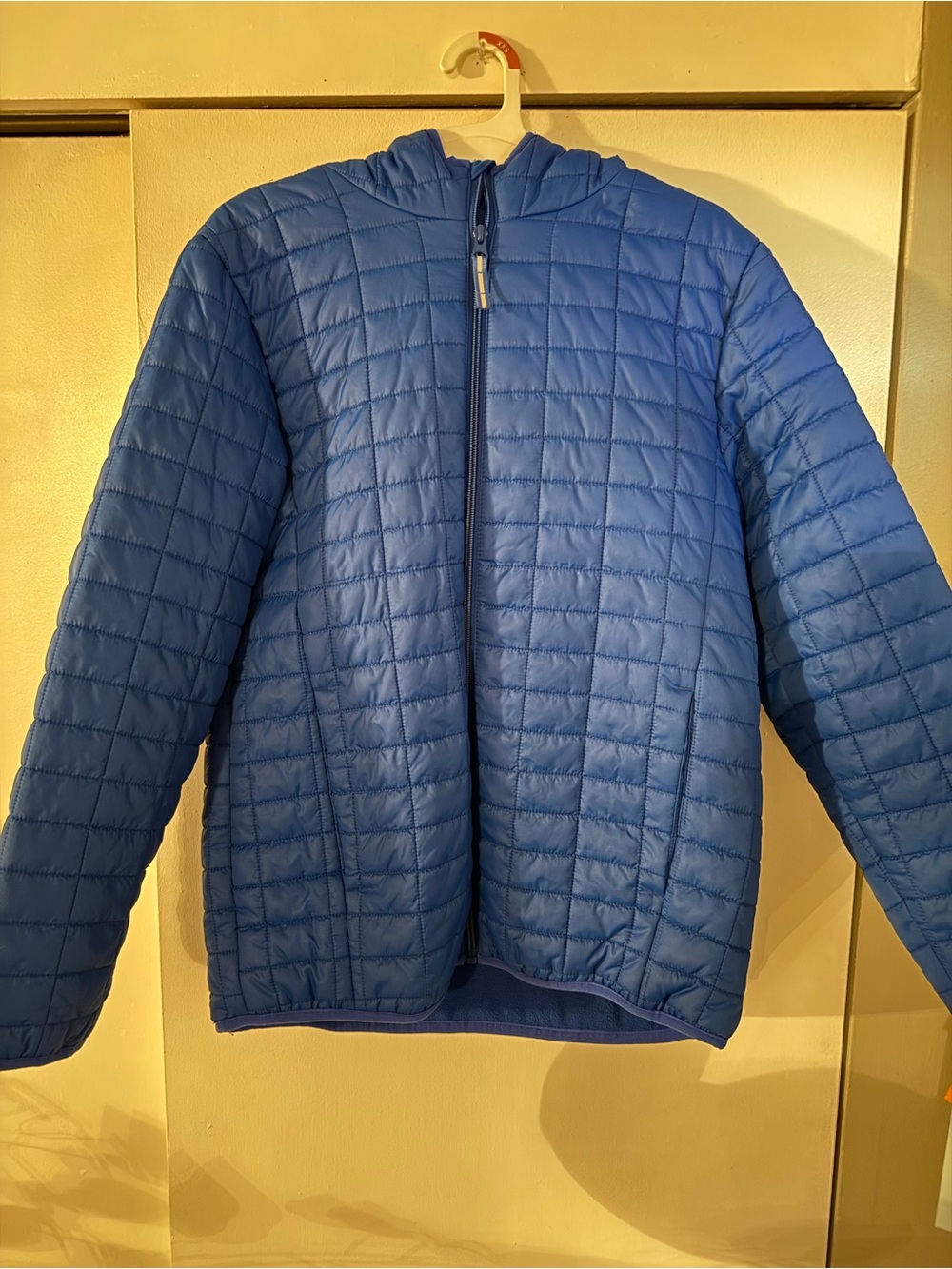 Cat & Jack Blue Quilted Hooded Puffer Jacket